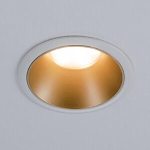 Paulmann Cole LED spotlight, gold/white, set of 3