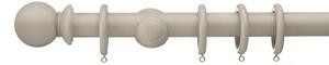 Swish Romantica Fixed Wooden Curtain Pole with Rings