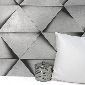 Dimensions Silver Triangle 3D Wallpaper