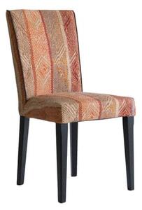 Addington Dining Chair Isthmus Brick Choc, Chair, Isthmus Brick Chocolate - Andrew Martin Linen
