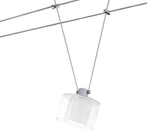 Paulmann URail DecoSystems Twice lampshade, clear