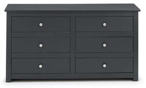 Radley 6 Drawer Chest, Dark Grey