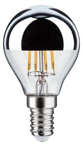 LED bulb E14 827 half mirror silver 4.8 W dimmable