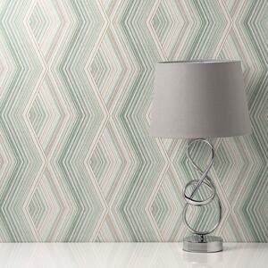 Aura Emerald Geometric Wallpaper