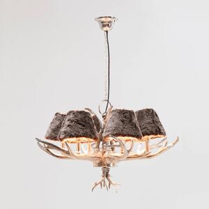 KARE Huntsmann - chandelier with fake fur