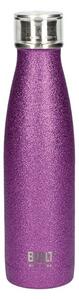 Built Purple Glitter Stainless Steel Water Bottle