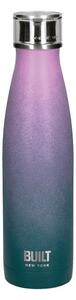 Built Pink Blue Ombre 500ml Stainless Steel Water Bottle