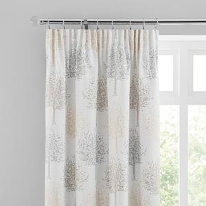 Jacquard Trees Pencil Pleat Curtains