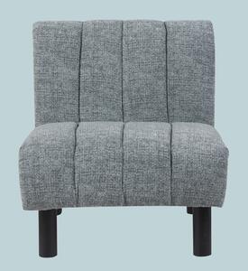 Levelland Fabric Accent Chair With Black Legs - Grey