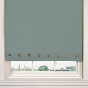 Square Eyelet Duck Egg Roller Blind