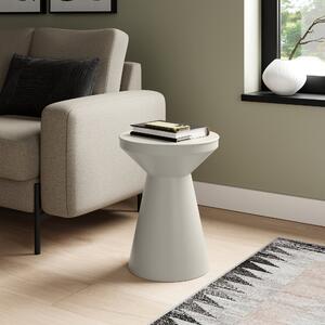 Hari Metal Side Table Stone