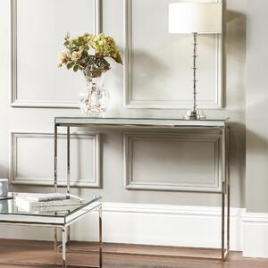 Elysee Console Table, Mirrored Glass