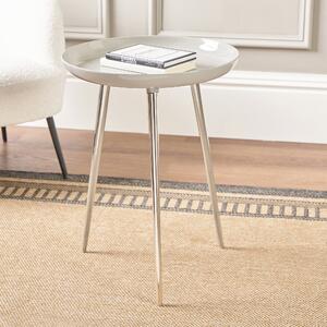 Seline Side Table, Metal Grey