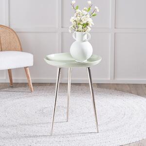 Seline Side Table, Metal Sage