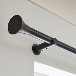 Flush Trumpet Fixed Metal Curtain Pole