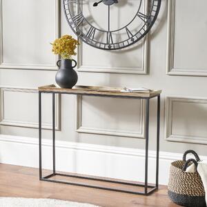 Franklin Console Table, Gold Cast Gold