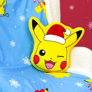 Pokemon Santa Pikachu 3D Cushion yellow