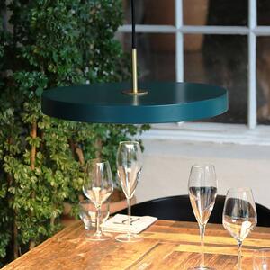 UMAGE Asteria medium hanging light brass green