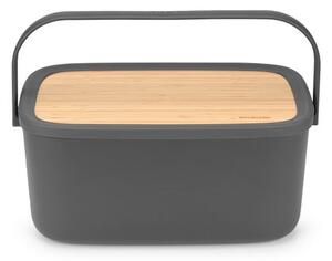 Brabantia Dark Grey Nic Bread Bin