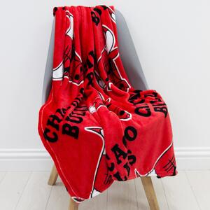 NBA Chicago Bulls Fleece Blanket Red