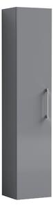 Arno Tall Storage Unit Satin Grey