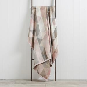 Super Soft Geo Blush Blanket