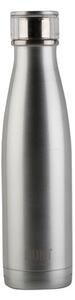 Built 480ml Double Walled Insulated Silver Water Bottle