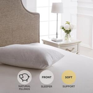 Dorma Luxurious White Goose Down Front Sleeper Pillow