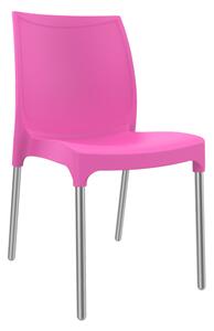 Bide Side Kitchen Or Outdoor Garden Chair Pink