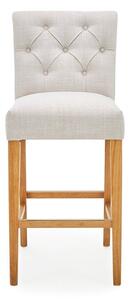 Newbury Bar Height Stool, Linen