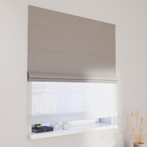 Voile and fabric roman blind (DUO II)