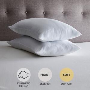Fogarty Pack of 2 Soft & Cosy Front Sleeper Pillows