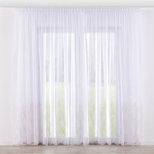 Pencil pleat voile/net curtain