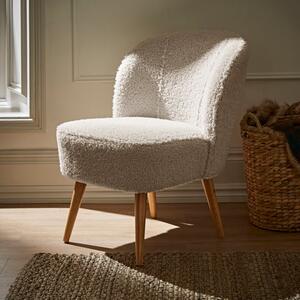 Elsie Cocktail Chair, Sandstone Sherpa