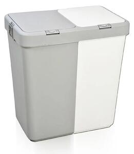 Motek Multi-Purpose Double Compartment Laundry & Dirty Basket 80lt