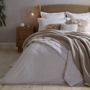 Dorma Purity Kempley White Jacquard Bedspread