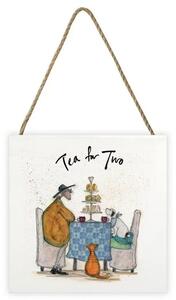 Sam Toft - Tea for Two Wooden Art