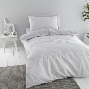 Dottie Grey Duvet Cover and Pillowcase Set