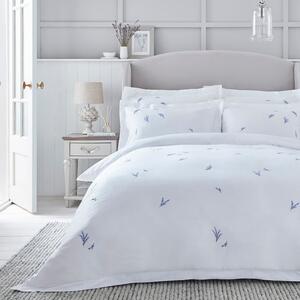 Dorma Ashmore Lavender 100% Cotton Duvet Cover and Pillowcase Set