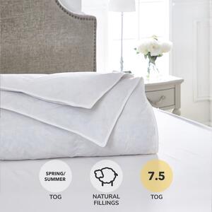 Dorma Luxurious White Goose Down 7.5 Tog Duvet