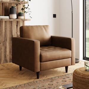 Zoe Armchair, Faux Leather