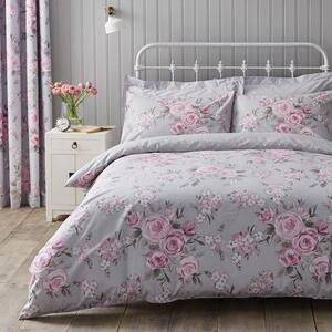 Rosemont Grey Duvet Cover and Pillowcase Set