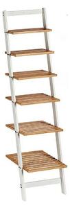 Shelves Brown White Bamboo (35 x 165 x 42 cm)