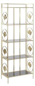 Shelves DKD Home Decor Crystal Golden Metal (60 x 32 x 161,5 cm)