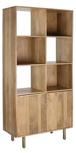 Shelves DKD Home Decor Golden Natural Mango wood 90 x 40 x 180 cm