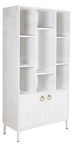 Shelves DKD Home Decor White Metal Mango wood 90 x 40 x 180 cm