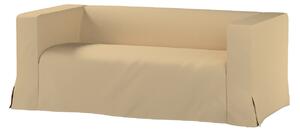 Klippan 2-seater floor length sofa cover with box pleats