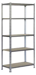 Shelves Simon Rack Maderclick 5/400 750 kg Metal Wood 5 Shelves Particleboard (180 x 90 x 40 cm)