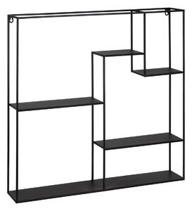 Shelves 70 x 13 x 70 cm Black Metal