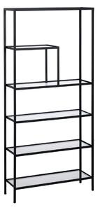 Shelves Black Crystal Iron 70 x 23 x 161 cm